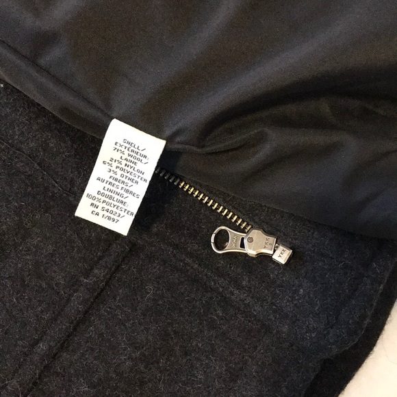 Heavy, wool hooded coat jacket - Picture 4 of 12